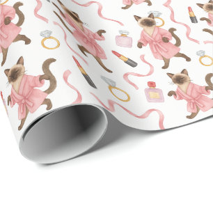 Cat Make up ARTIST Wrapping Paper