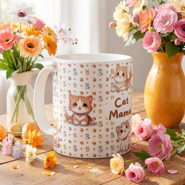 Cat Mama Coffee Mug (Creator Uploaded)