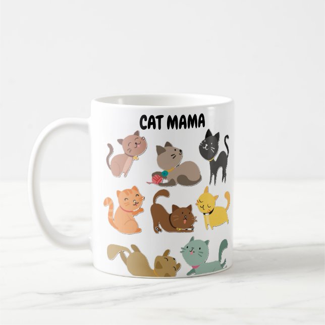 Cat mama mug (Left)