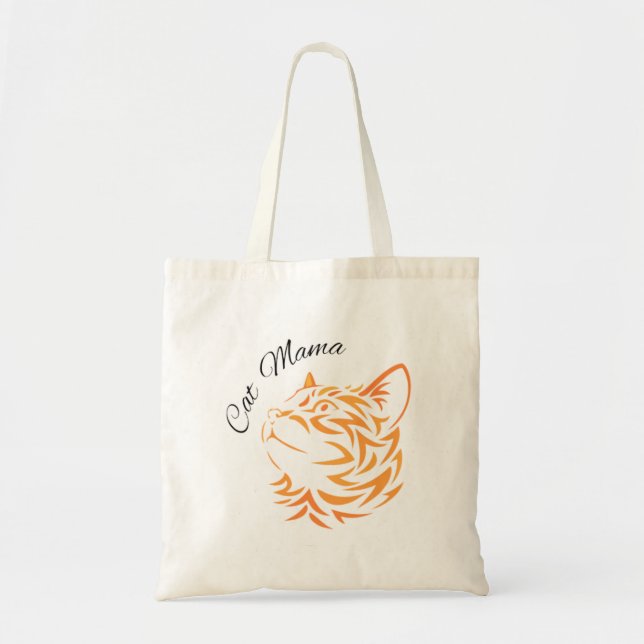 Cat Mama    Tote Bag (Front)