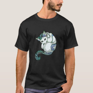 Cat Mandala Spiritual Turquoise Meow T-Shirt