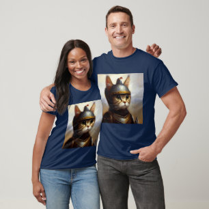 Cat Medieval Knight T-Shirt
