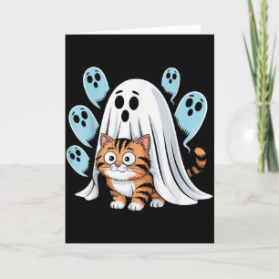 Cat Meme Funny Soky Halloween Kitty  Card