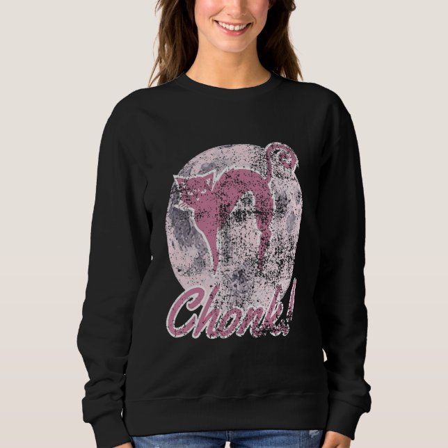 Cat Meme Tee Chonk Grumpy Cats Dad Mom Cat Themed (Front)
