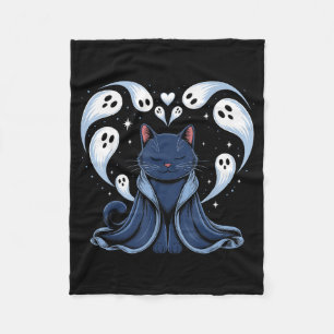 Cat Meme Wizard Soky Fantasy Kitty  Fleece Blanket