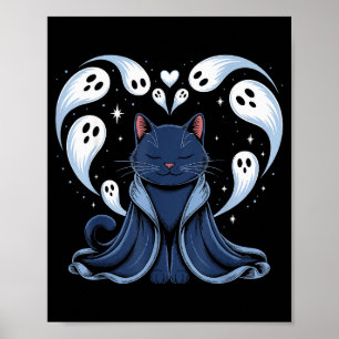 Cat Meme Wizard Soky Fantasy Kitty  Poster