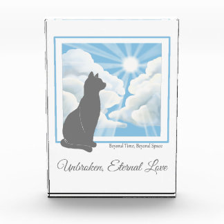 Cat Memorial Acrylic Photo Block