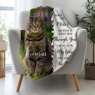 Cat Memorial Fleece Blanket