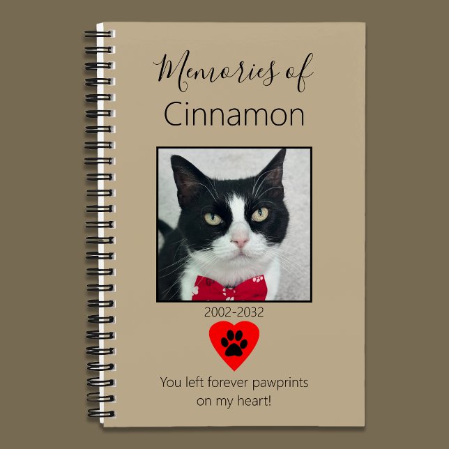 Cat Memorial Journal Khaki (Creator Uploaded)