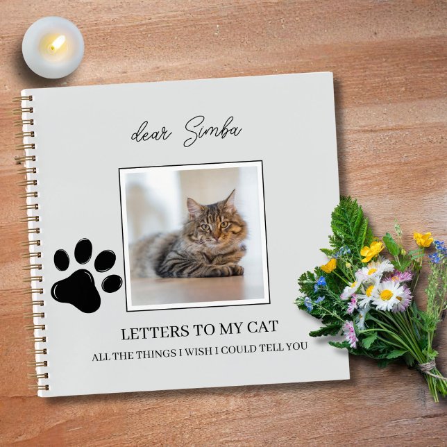 Cat Memorial Remembrance Pet Loss Grief Journal  (Cat Remembrance Grief Journal)
