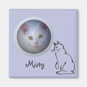 Cat Memory Add a Photo Magnet