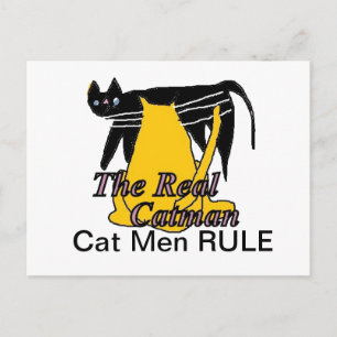 Cat Men Rule Card