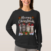 Cat Meowy Family Matching Christmas Pyjamas Santa