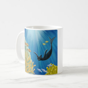 Cat Mermaid Coffee Mug