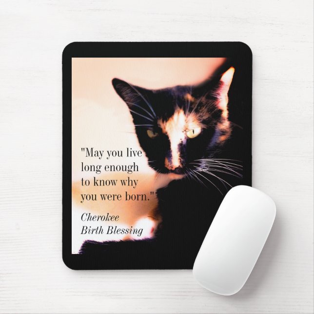 Cat Messenger Mouse Pad (With Mouse)