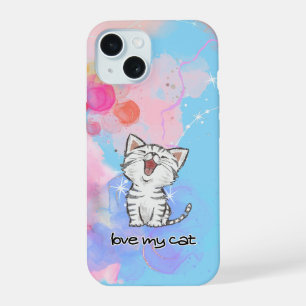 Cat mignon téléphone boîtier
