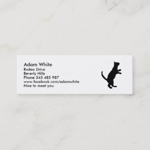 Cat Mini Business Card