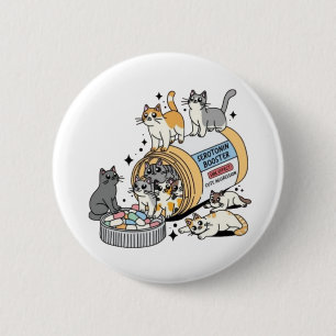 Cat Mom 2 Inch Round Button