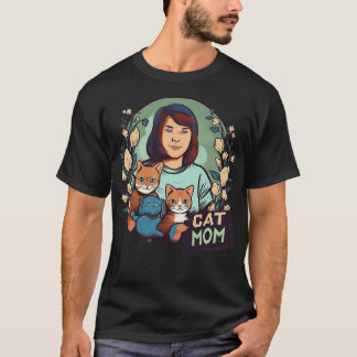 Cat Mom 5 T-Shirt