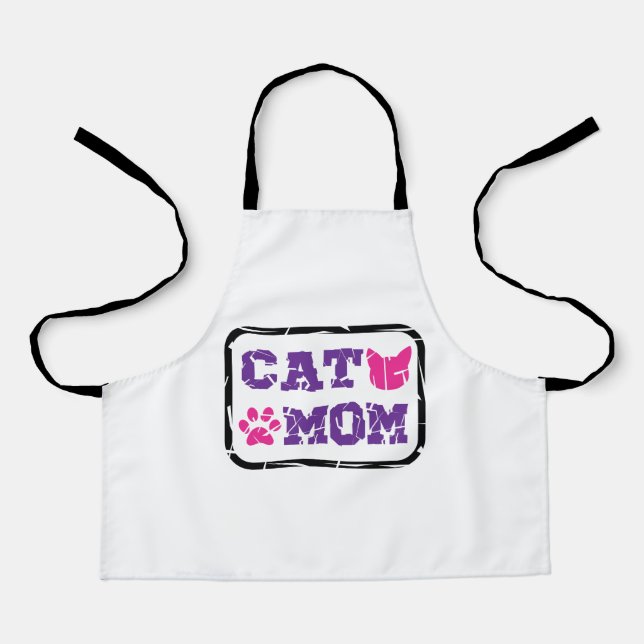 Cat Mom Apron (Front)