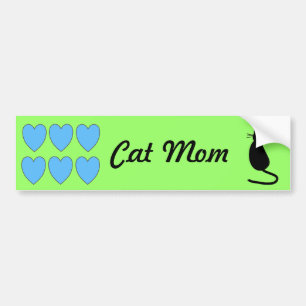 "Cat Mom" Bumper Sticker