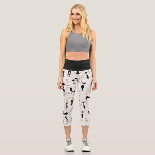 Cat Mom Capri Leggings
