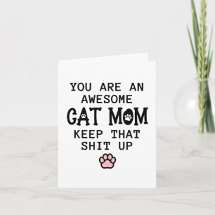Cat mom card