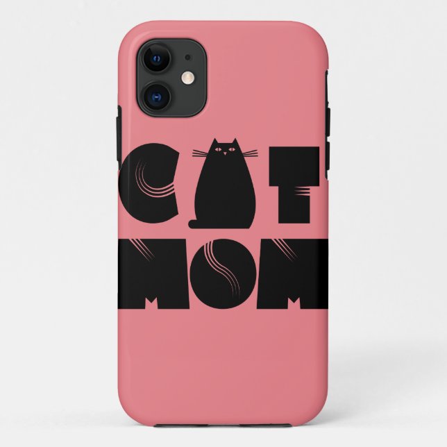 Cat Mom Case-Mate iPhone Case (Back)