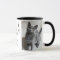 Cat mom cat face personalized 2 photos names 