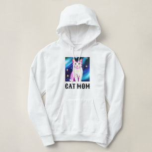 Cat Mom, Cat Lover, Can Change to Your Pet Photo   Hoodie