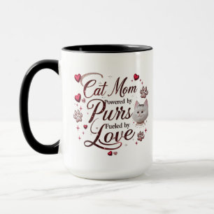 Cat Mom Combo Mug 15 oz – Bold Design Powered