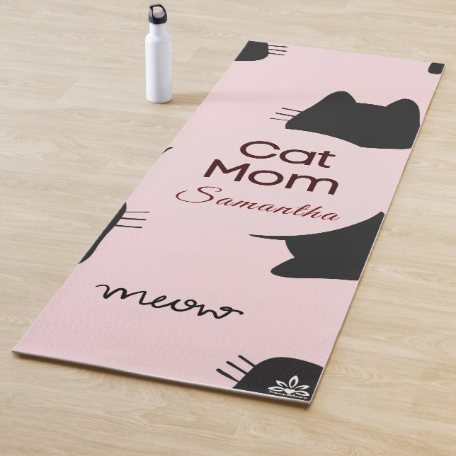 Cat-Mom Customizable Yoga Mat (In Situ)