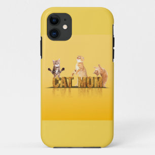 Cat Mom Gift Cat mom shirt Cat lover gift iPhone 11 Case