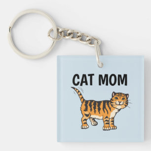 CAT MOM ginger  Keychain