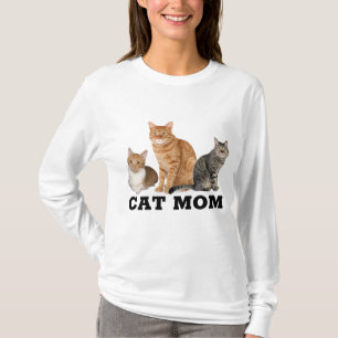 CAT MOM (Ginger Tabby) T-Shirts