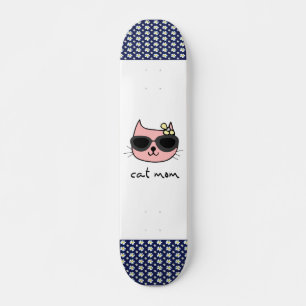 CAT MOM GIRLS SKATEBOARD DECK