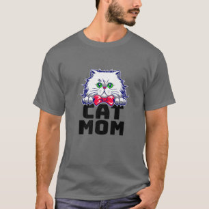 Cat Mom I'm Not Single I Have A Cat Graphic Cool D T-Shirt