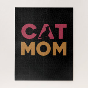Cat Mom Jigsaw Puzzle