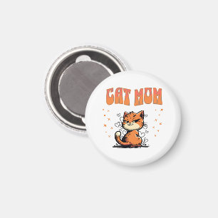 Cat Mom   Kitty Lover   Pet Mama Magnet