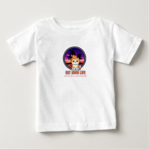 Cat Mom Life funny Baby T-Shirt