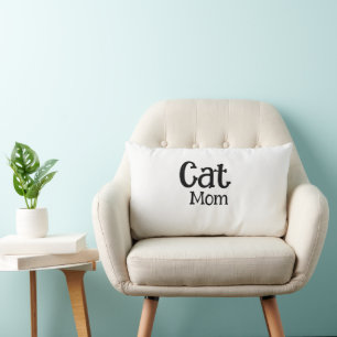 Cat Mom Lumbar Pillow