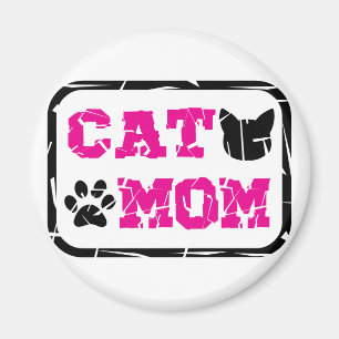 Cat Mom Magnet
