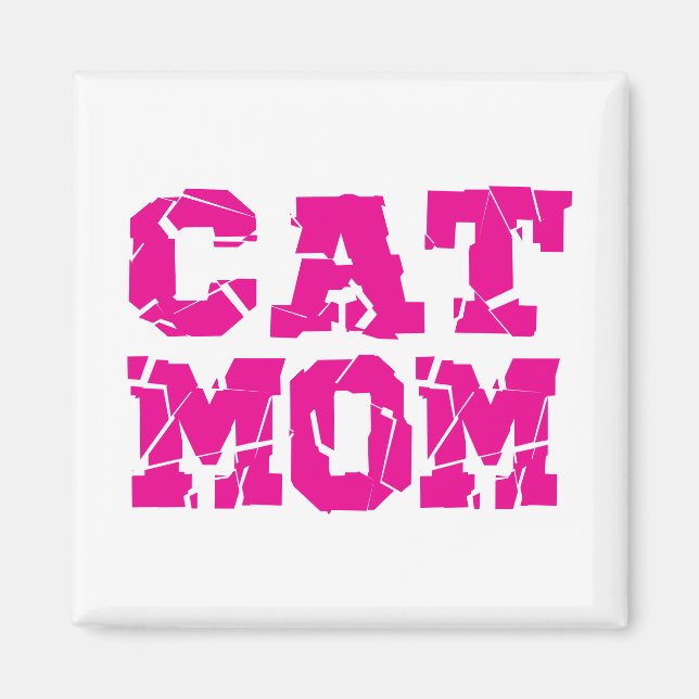 Cat Mom Magnet (Front)