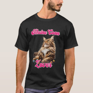 Cat Mom MAINE COON LOVER Maine Coon Owner T-Shirt