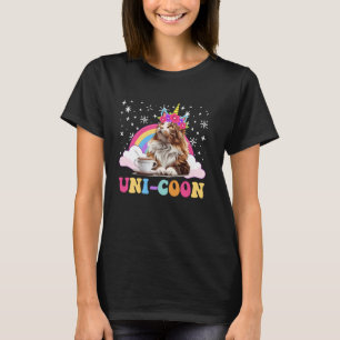 Cat Mom Maine Coon UNI-COON Funny Main Coon Mommy T-Shirt