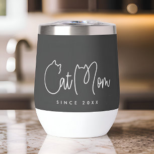 Cat Mom Modern Chic Playful and Fun Typography