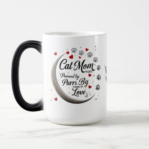 Cat Mom Morphing Mug – Moonlight, Paws & Love