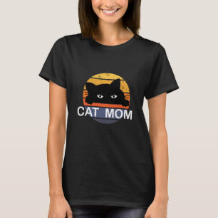 Cat Mom Mother Lover Mom Kitty Cute Funny Meow T-Shirt