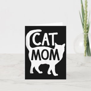 Cat Mom Mother Women Kitty Mommy Mama Christmas Card