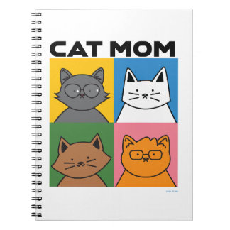Cat mom  notebook